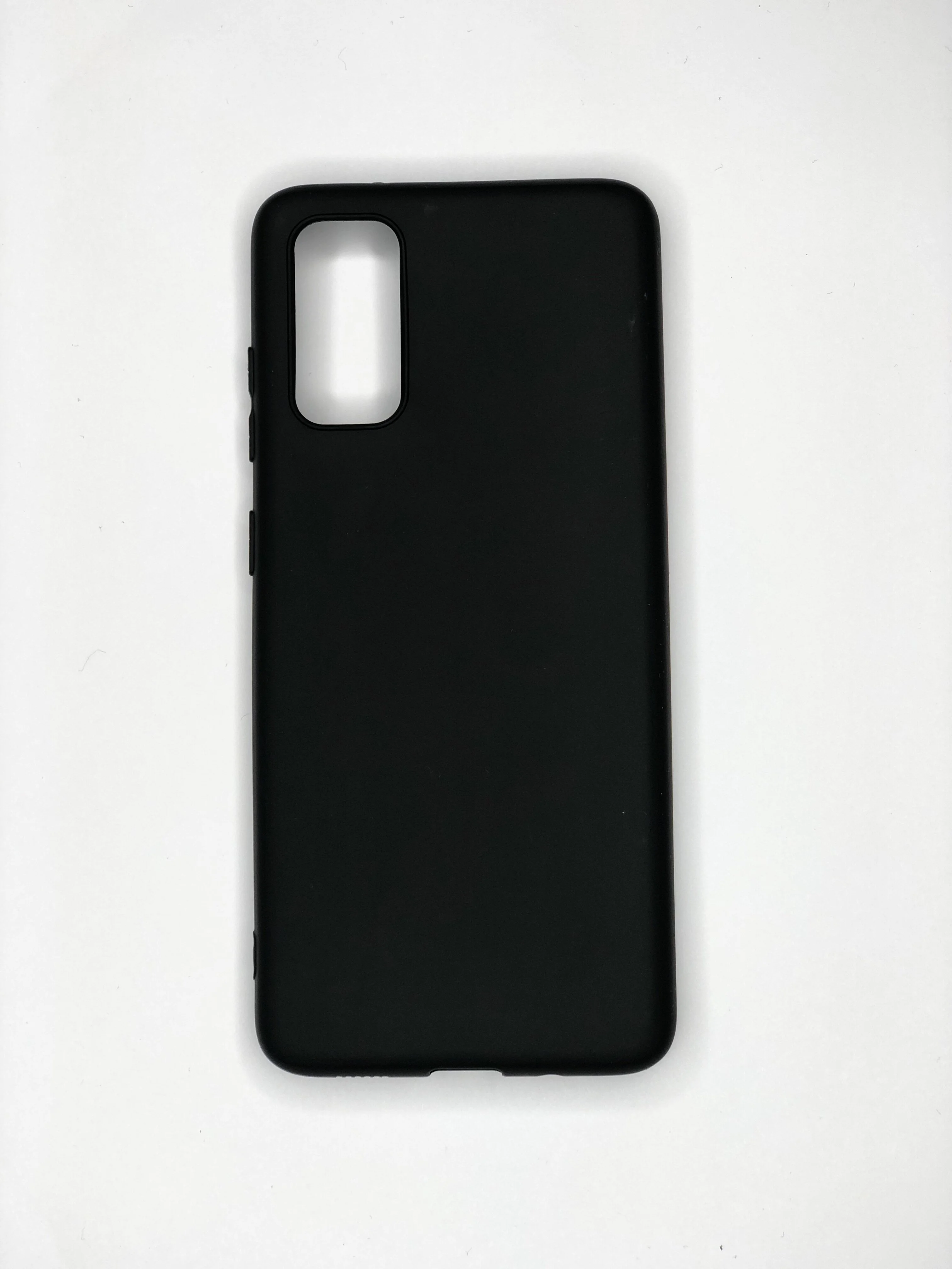 Черный чехол силиконовый для Samsung S20 / S11E