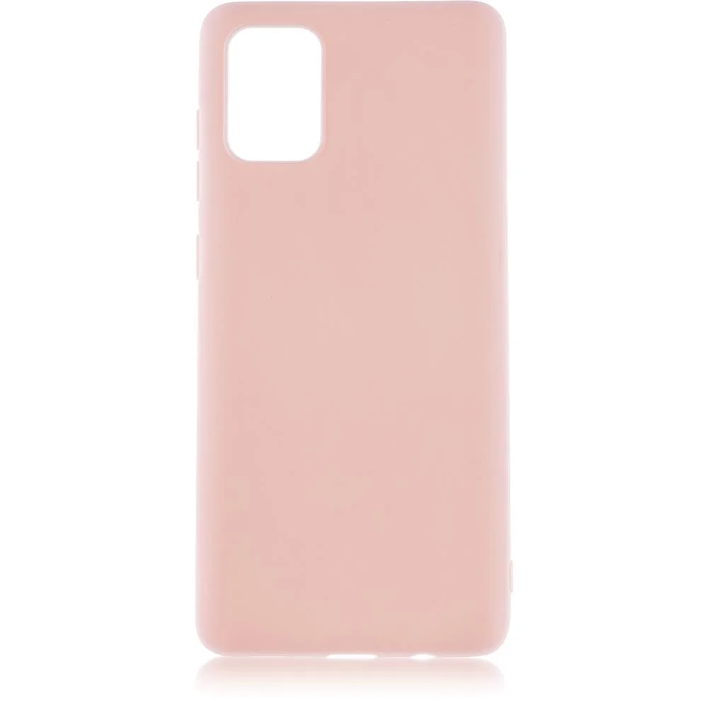 Розовый чехол силиконовый для Samsung S20 / S11E