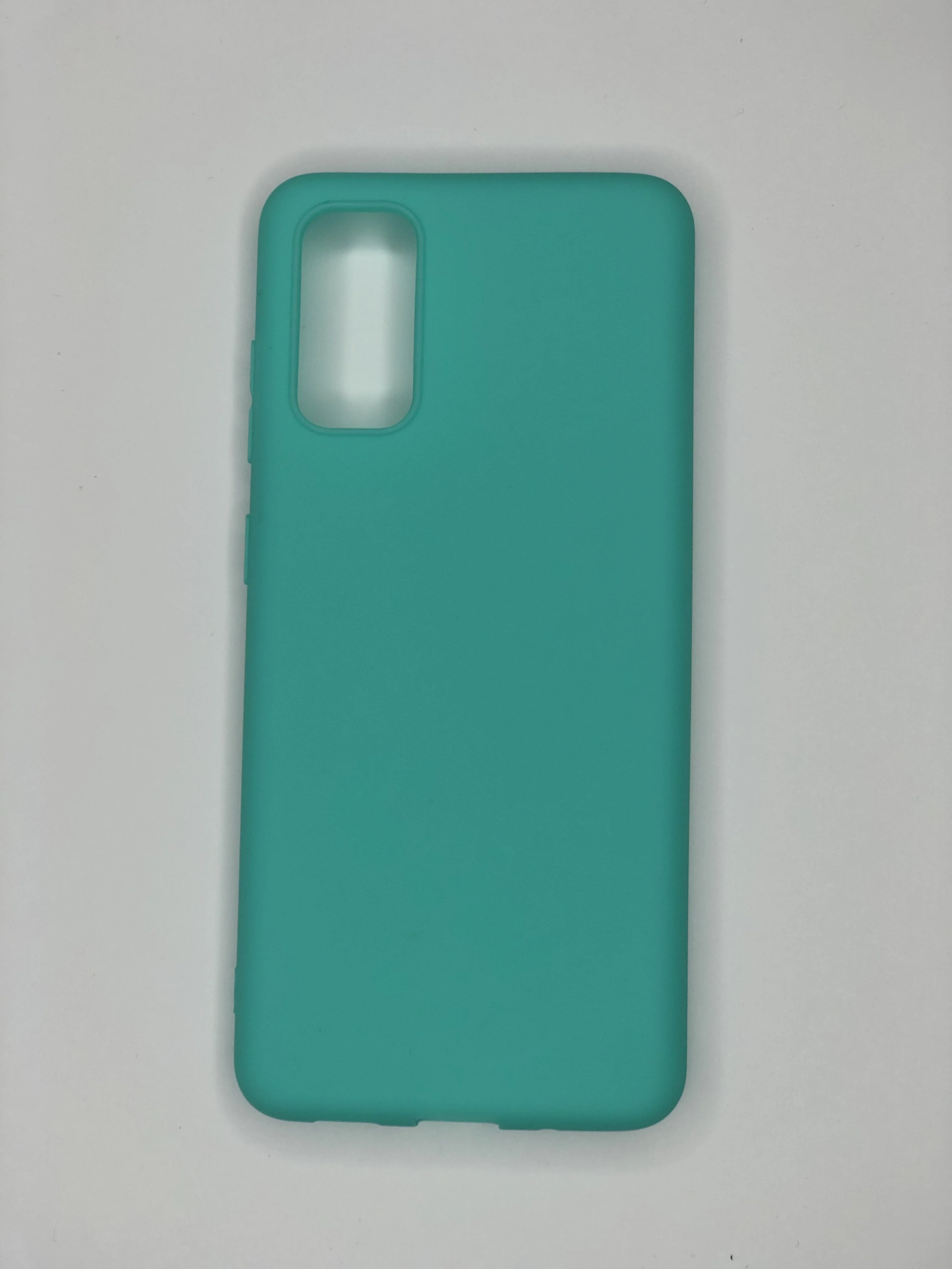 Мятный чехол силиконовый для Samsung S20 / S11E