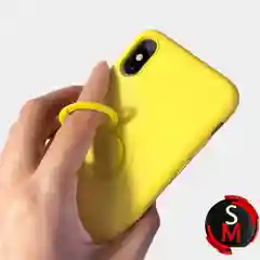 Силиконовый чехол с магнитным кольцом попсокет для Apple iPhone айфон xs xr 11 pro max