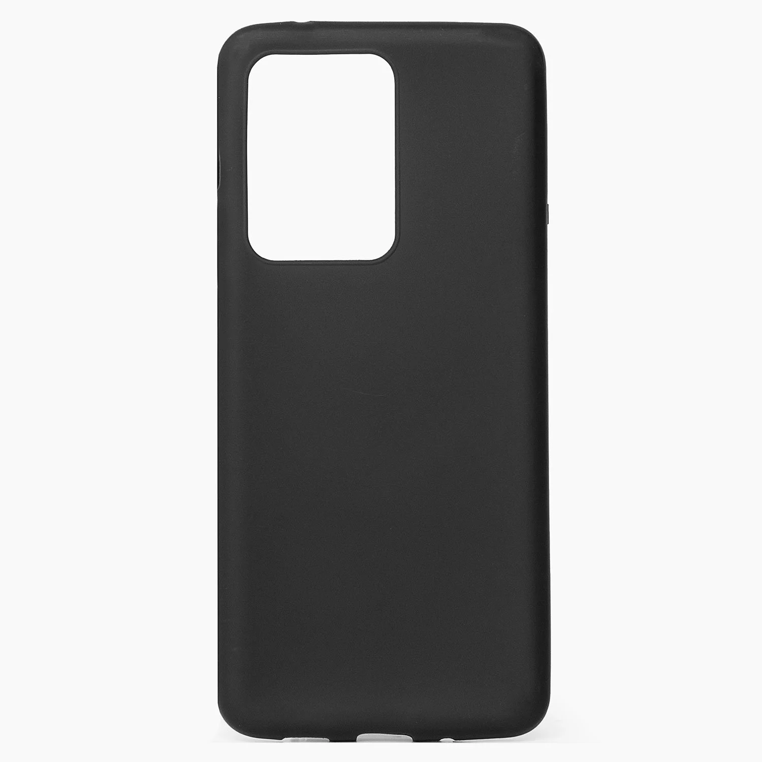 Черный чехол силиконовый для Samsung S20 Ultra / S11 Plus
