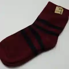 Багровый детские носки