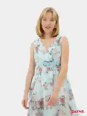 Платье женское, с рисунком, Оверсайз, Summer