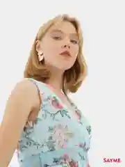 Платье женское, с рисунком, Оверсайз, Summer