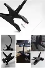 Настольный LED светильник для маникюра USB с удобным креплением, прищепка