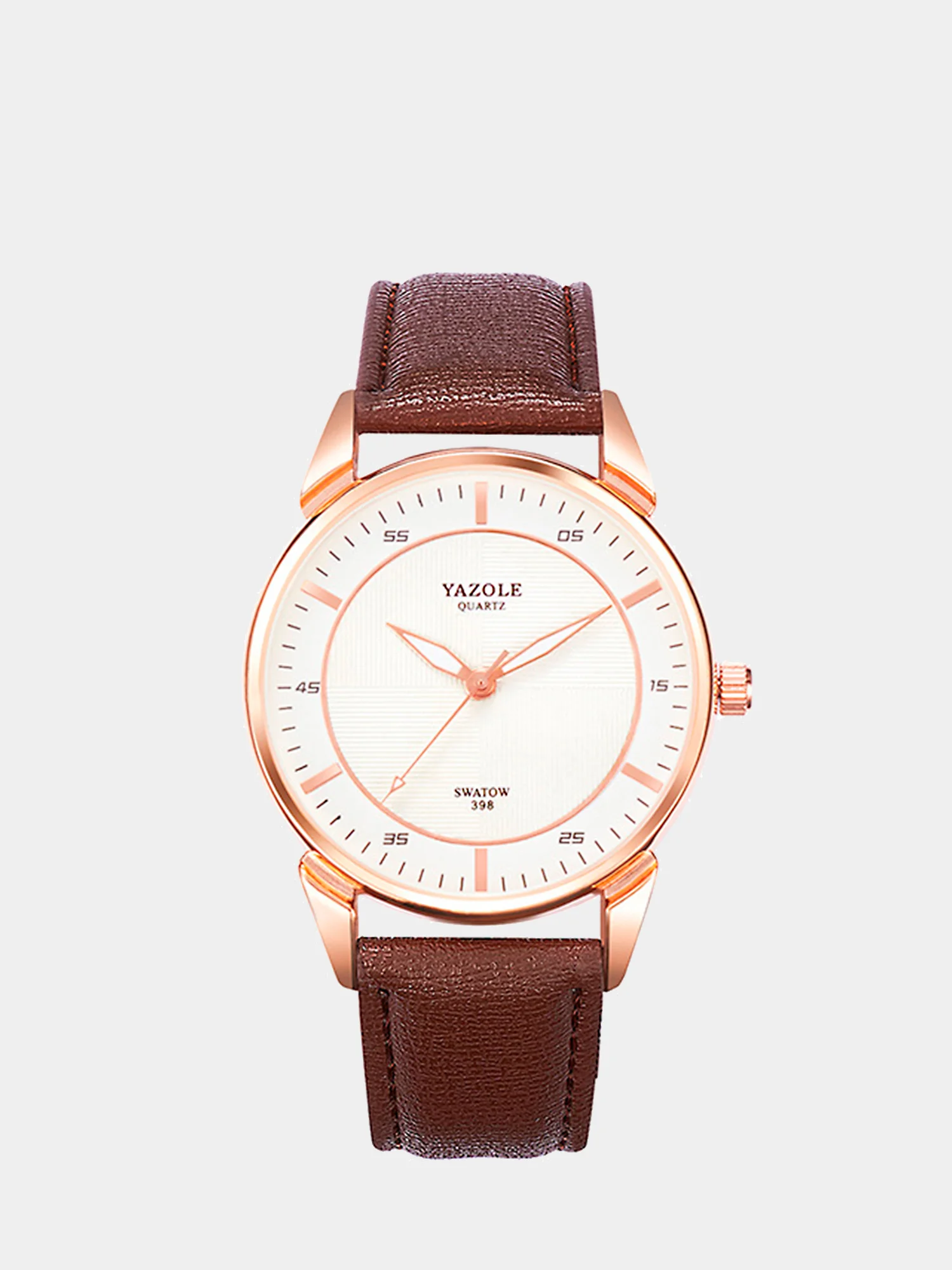 Угольный мужские часы Yazole 398, в подарочной коробке-шкатулке