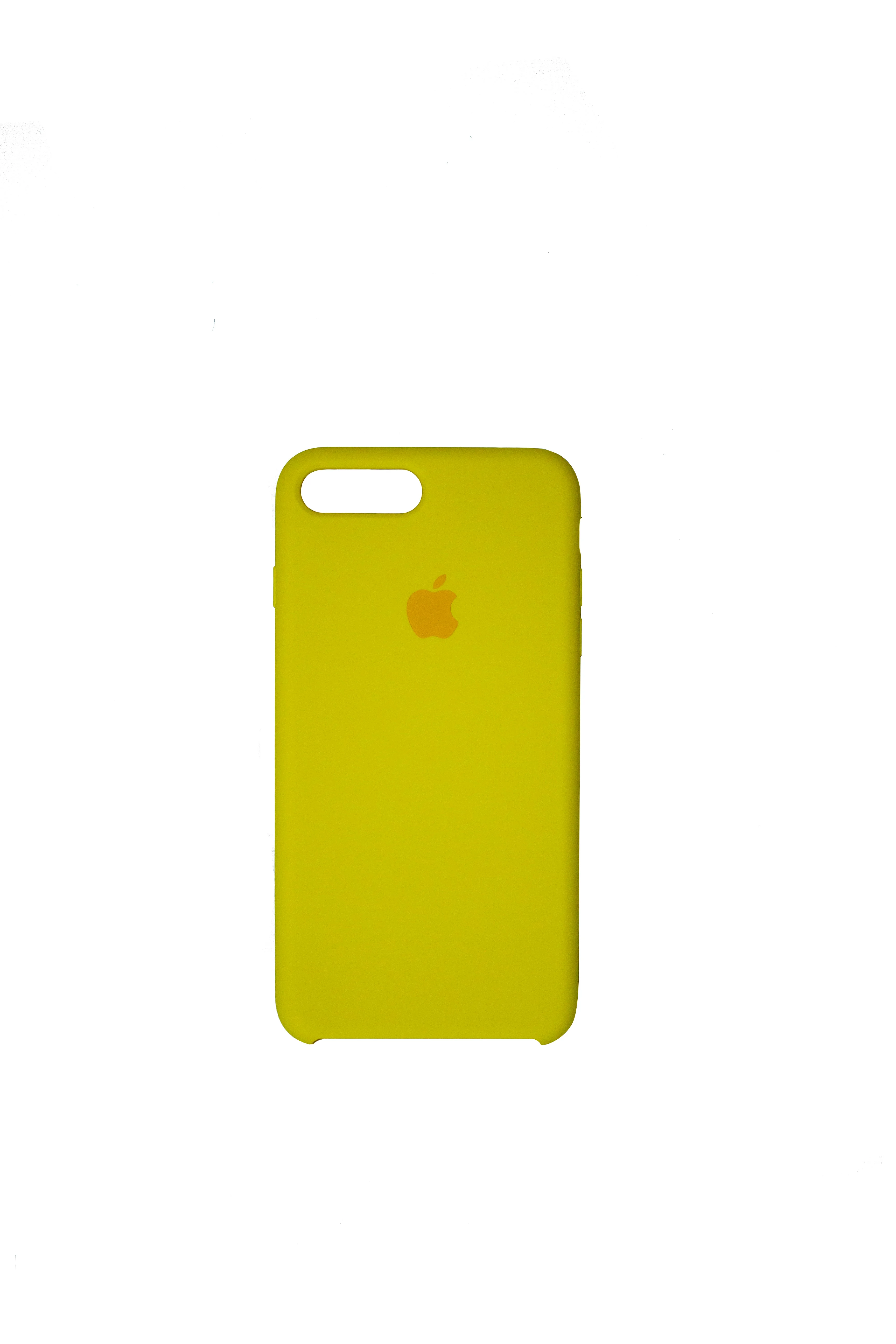 Желтый чехол Silicone Case для iPhone 7+/8+
