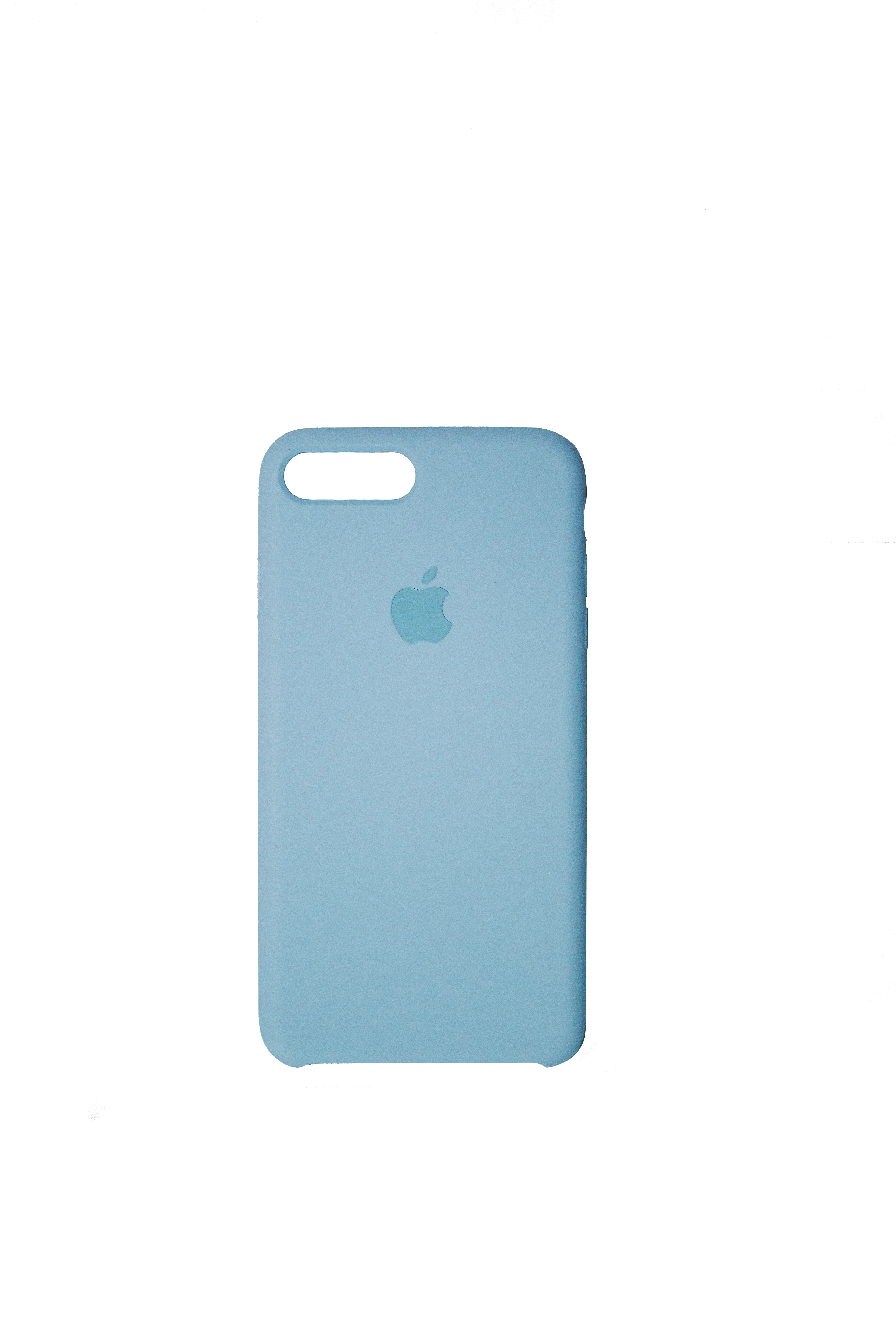 Небесно-голубой чехол Silicone Case для iPhone 7+/8+