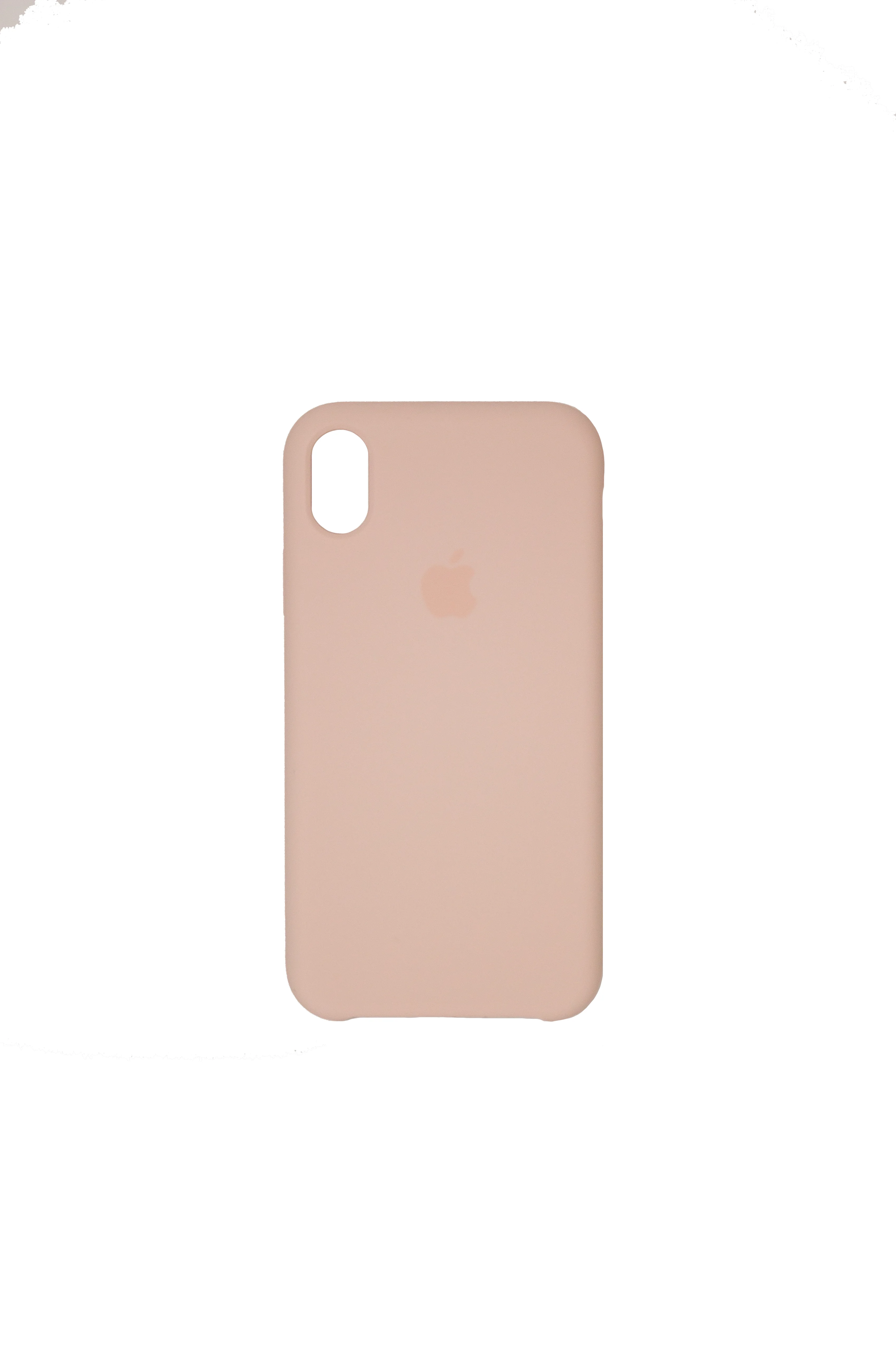 Бежевый чехол Apple Silicone Case для Iphone Xr