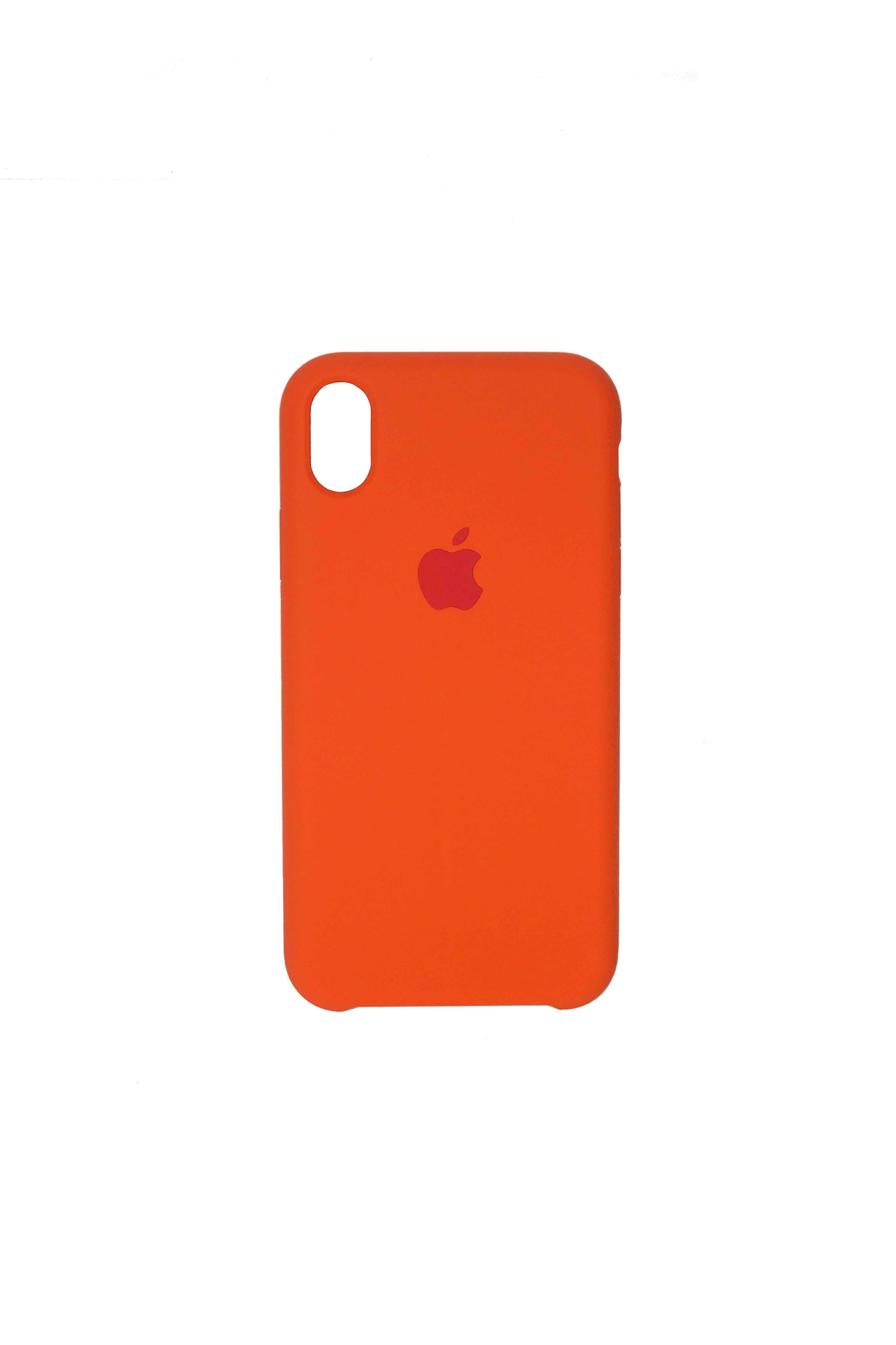 Оранжевый чехол Apple Silicone Case для Iphone Xr