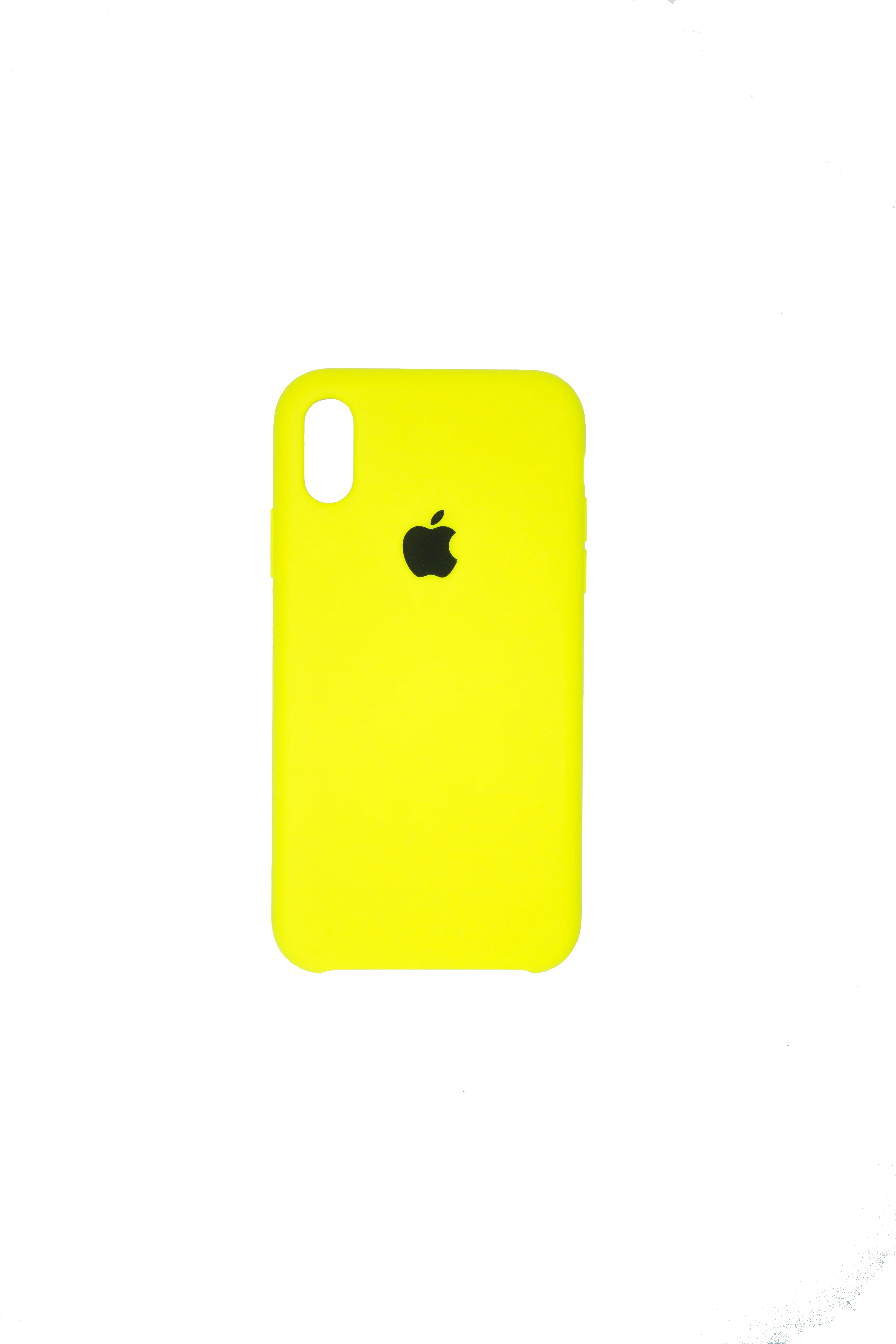 Лимонный чехол Apple Silicone Case для Iphone Xr