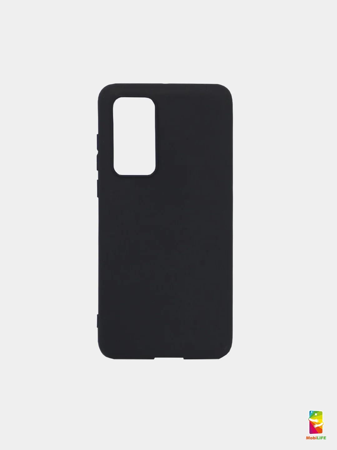 Чехол для Huawei P40 (Хуавей П40), чёрный, силиконовый, матовый