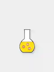 Желтый пин "Science"