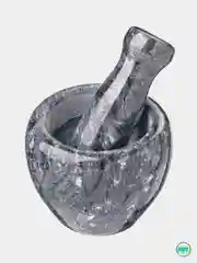 Угольный ступка с пестиком из мрамора, 10 см