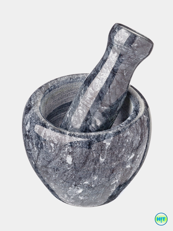 Ступка с пестиком из мрамора, 10 см