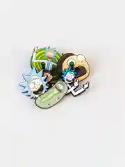Металлический значок "Rick and Morty"