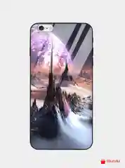 Терракотовый чехол с космическими рисунками для iPhone 11, XR, X/XS, 7/8, 7P/8P, 6/6S