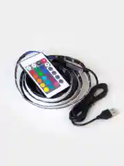 RGB светодиодная лента с пультом управления и питанием от USB