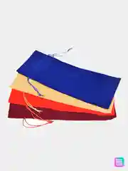 Багровый чехол для винных бутылок / подарочный мешок