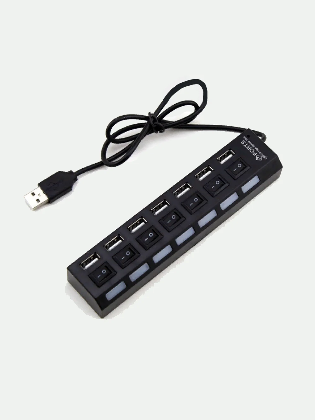USB 2.0 Хаб, разветвитель-концентратор, 7 портов