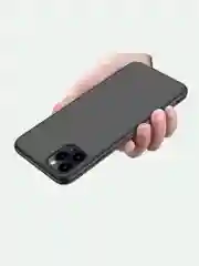 Черный ультратонкий матовый чехол для iPhone