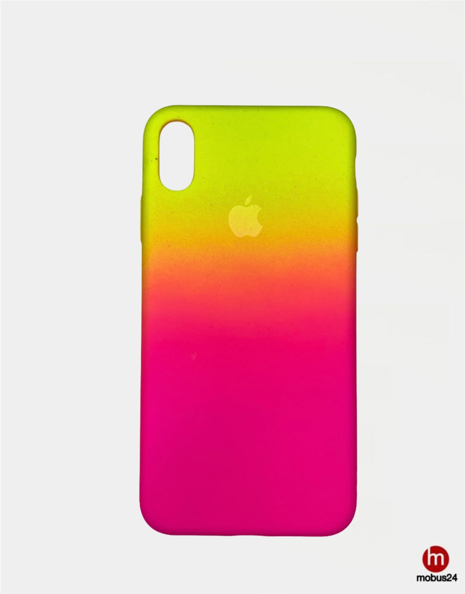 Фуксия разноцветный силиконовый чехол iPhone XS Max