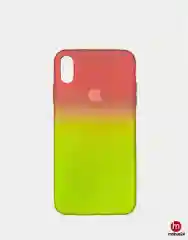 Манго разноцветный силиконовый чехол iPhone XS Max