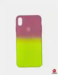 Лайм разноцветный силиконовый чехол iPhone XS Max