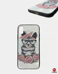 Силиконовый чехол с рисунком для iPhone X, XS