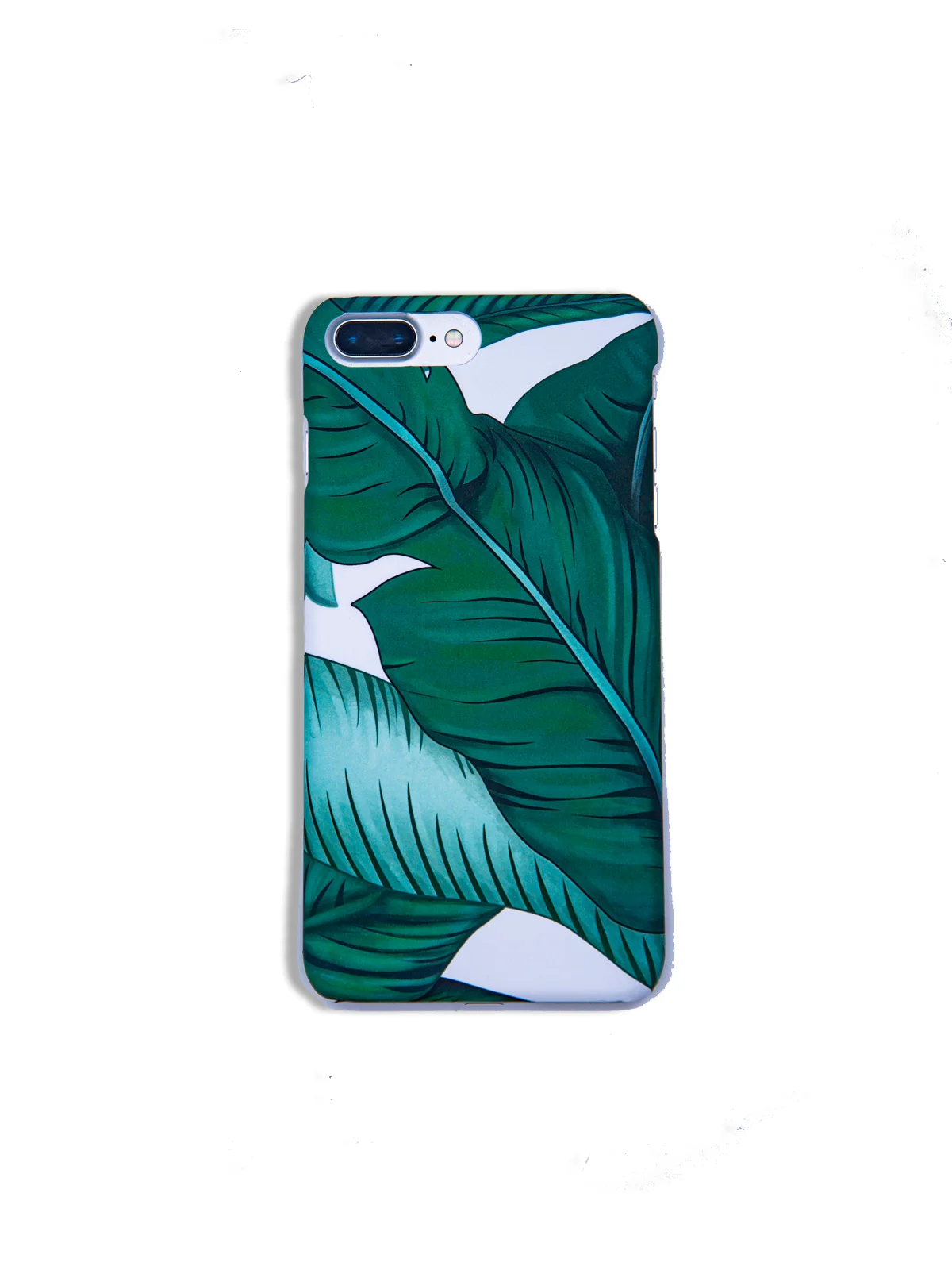Оливковый чехол "Растения" для iPhone 6 / 7 / 8 / 6 Plus / 7 Plus / 8 Plus
