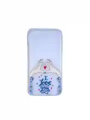 Небесно-голубой чехол для iPhone 6/6plus, 7-8/7-8plus "Принты"