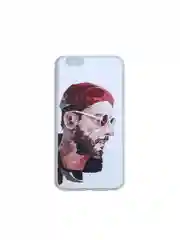 Серый меланж чехол для iPhone 6/6plus, 7-8/7-8plus "Принты"