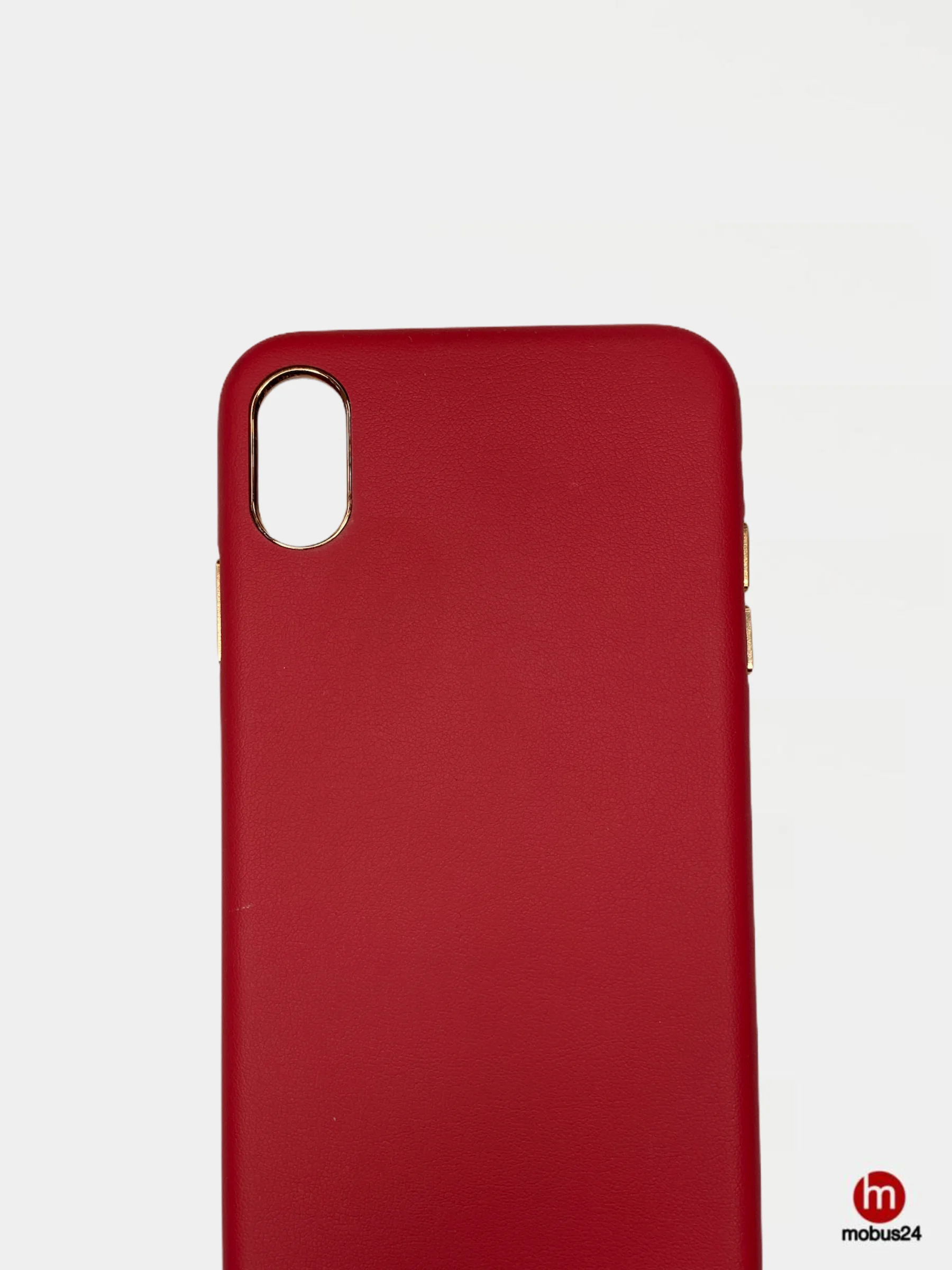 Красный силиконовый чехол для iPhone XS Max