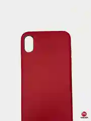 Красный силиконовый чехол для iPhone XS Max
