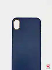 Синий силиконовый чехол для iPhone XS Max