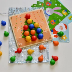 Деревянная Мозаика "С Новым Годом" Raduga Kids