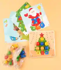Деревянная Мозаика "С Новым Годом" Raduga Kids