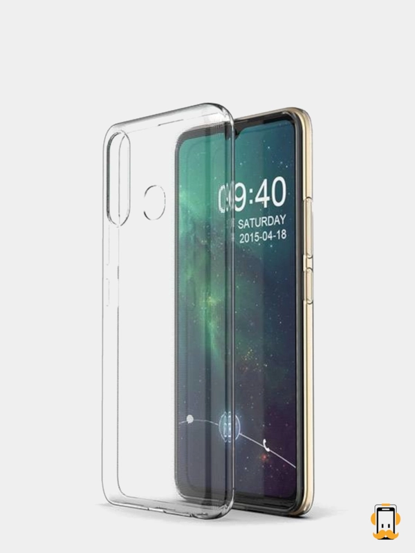 Чехол для Vivo Y19, прозрачный, силиконовый