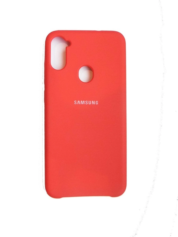 Чехол силиконовый Silicon Cover для Samsung М11 2020 (SM-M115F) Red