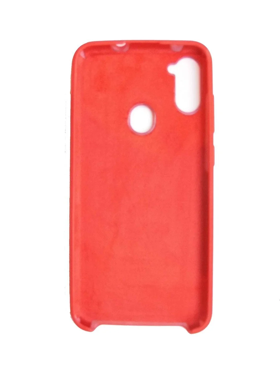 Чехол силиконовый Silicon Cover для Samsung М11 2020 (SM-M115F) Red