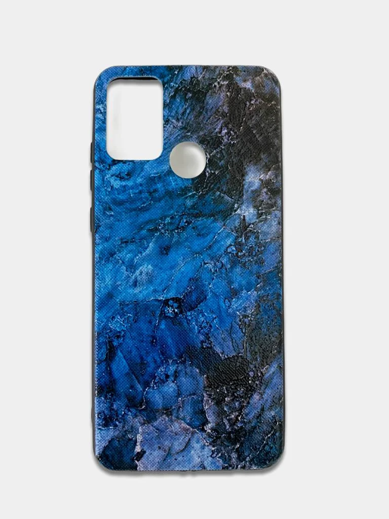 Серый меланж чехол для Huawei Honor Y6P, Y8P, Y5 2019, 9A 2020, 9C 2020, 9S 2020, с принтом
