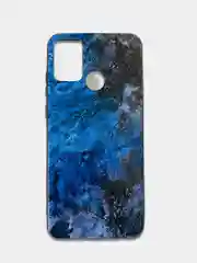 Серый меланж чехол для Huawei Honor Y6P, Y8P, Y5 2019, 9A 2020, 9C 2020, 9S 2020, с принтом