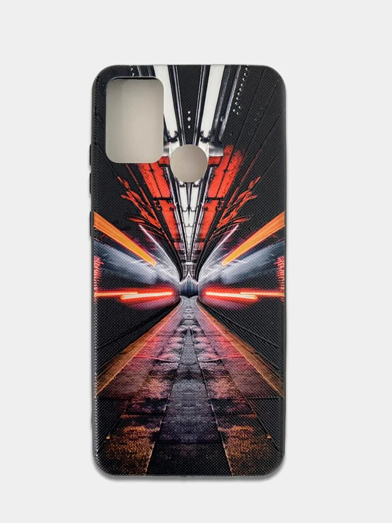 Серебряный чехол для Huawei Honor Y6P, Y8P, Y5 2019, 9A 2020, 9C 2020, 9S 2020, с принтом