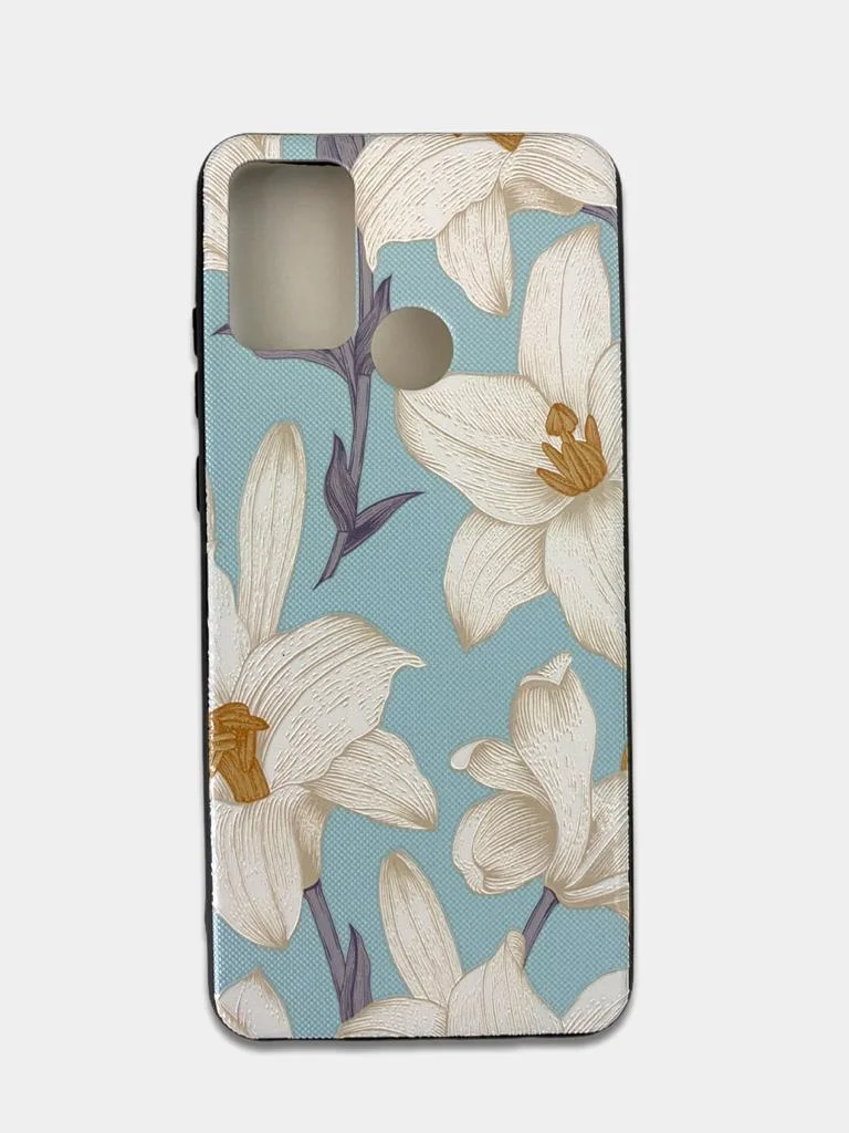 Коричневый чехол для Huawei Honor Y6P, Y8P, Y5 2019, 9A 2020, 9C 2020, 9S 2020, с принтом