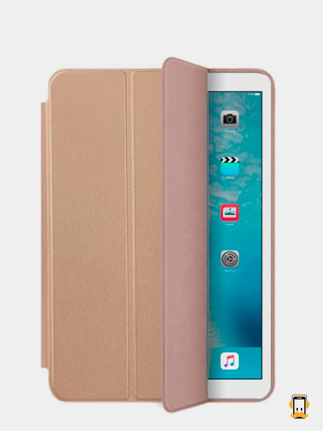 Золотой чехол книжка iPad 2 / 3 / 4