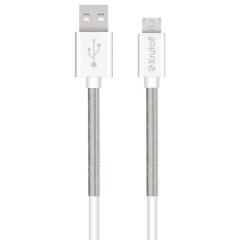 Кабель USB micro Krutoff Spring, 1 метр, белый