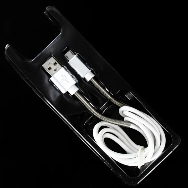 Кабель USB micro Krutoff Spring, 1 метр, белый