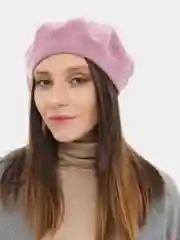 Розовый берет фетровый Tonak