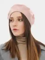 Бежевый меланж берет фетровый Tonak