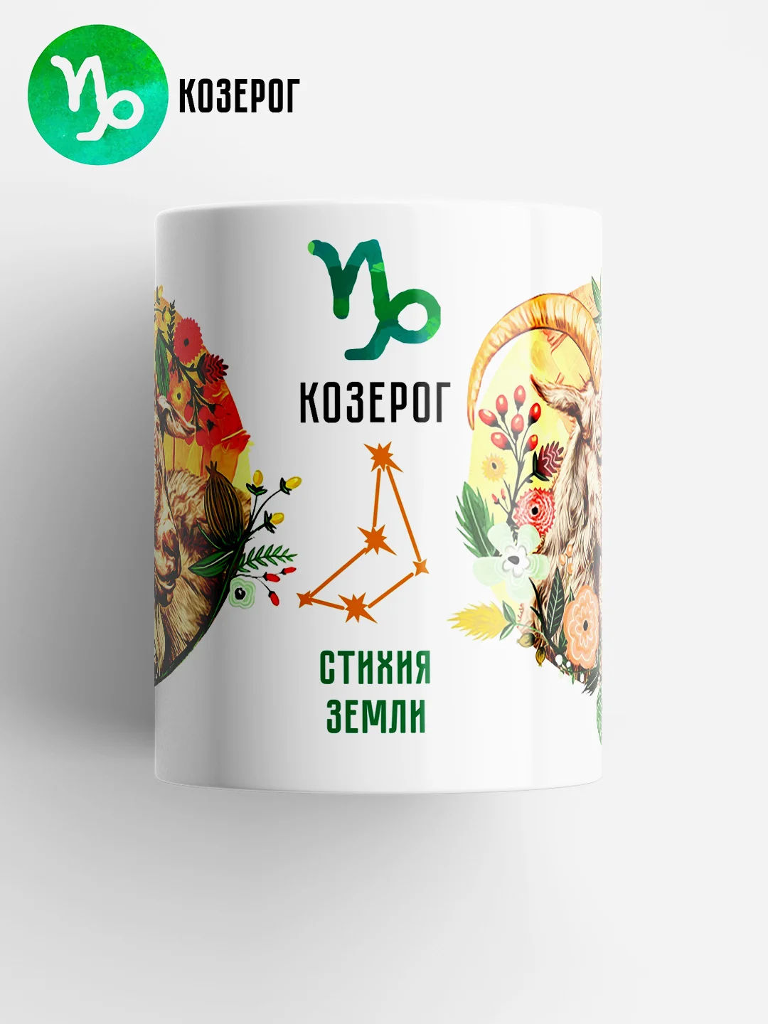 Кружка с принтом "Знаки зодиака", в подарочной упаковке